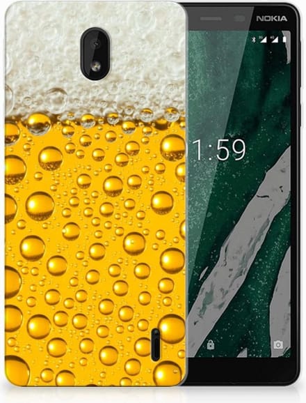 Nokia 1 Plus Siliconen Case Bier