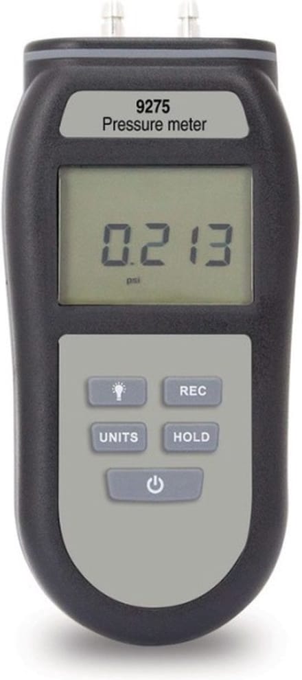 ETI - 9200 - 5 bar - Drukverschil Manometer - Digitale Handmanometer - IP65