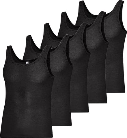 ESGE Heren Onderhemd 5 pack - Fijnrib Ringel