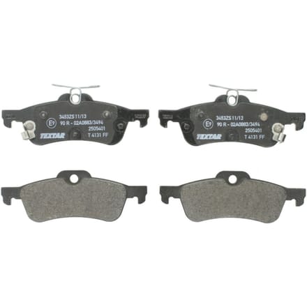 Remblokset TEXTAR 2505401, achter