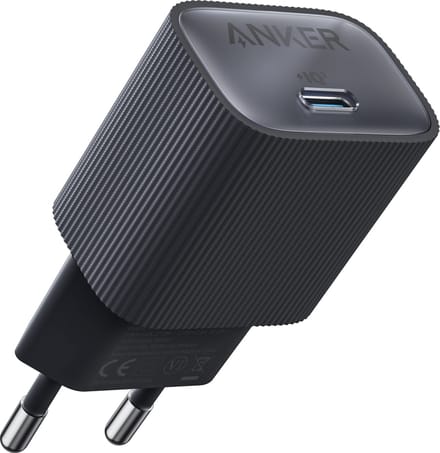 Anker Powerport Nano 4 - Duurzame USB-C Lader - GaN Fast Charge 30W - Zwart