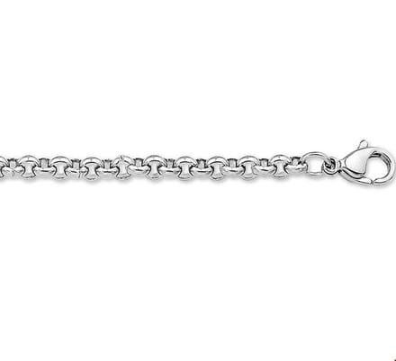 Stalen Collier jasseron 4 6502464 60 cm