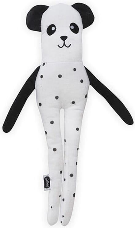 Jollein Knuffel Panda Softy - Black & White