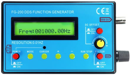 SPHProducts - Bronfrequentiegenerator - Functionele Generator - Compact en Lichtgewicht - 0,01 Hz tot 500,00 KHz - Ideaal voor Experimenten - Gesch...