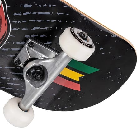 NKX Skateboard Rasta Royal Skull 8.25