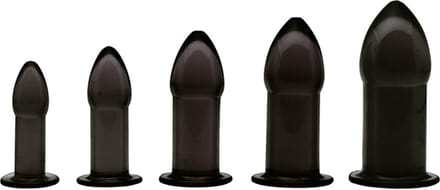 Anaal Trainer Set 5st. - Zwart