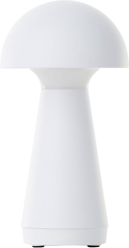Brilliant Navabi - Buiten tafellamp - LED 2W - Ø 9.5 cm - 130 lm - 3000K - 3-Steps dimbaar - USB Oplaadbaar - IP44 - Wit