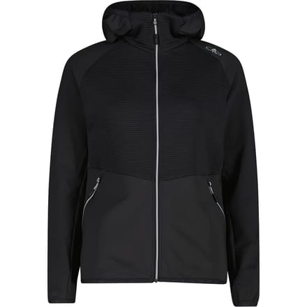 Dames hoodie met rits CMP Grid Tech Micro