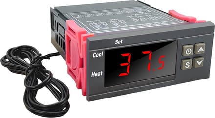Digitale Temperatuurregelaar met Waterdichte Sensor voor Verwarming en Koeling
