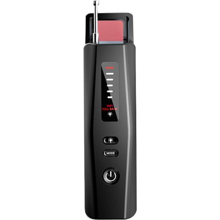 Draagbare Draadloze Camera Detector RF Detector GPS Tracker 6-Niveau Gevoeligheidsaanpassing Ingebouwd zwart