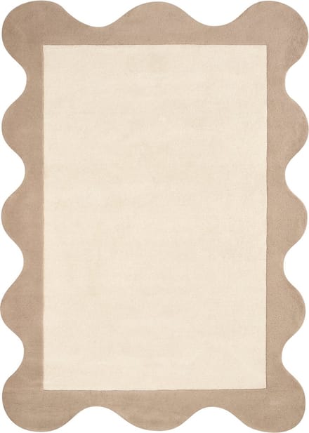 SANGHAR - Vloerkleed - Beige - 160 x 230 cm - Wol