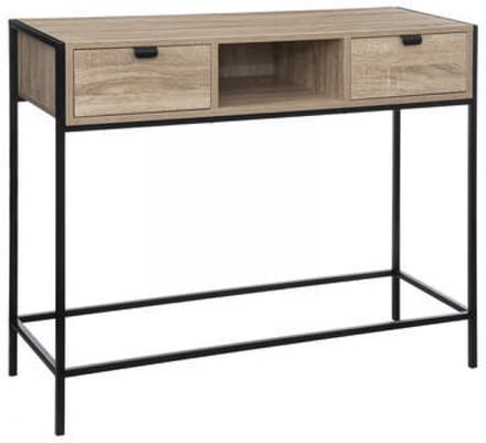 5five Aliaj Console Tafel - Eiken, 100 x 35 x 80 cm