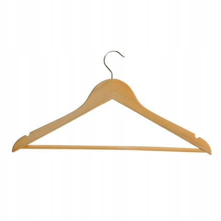 Galicja Serie - Houten Kledinghanger - Metaal - 44,5 cm - 22,5 cm - 1,3 cm