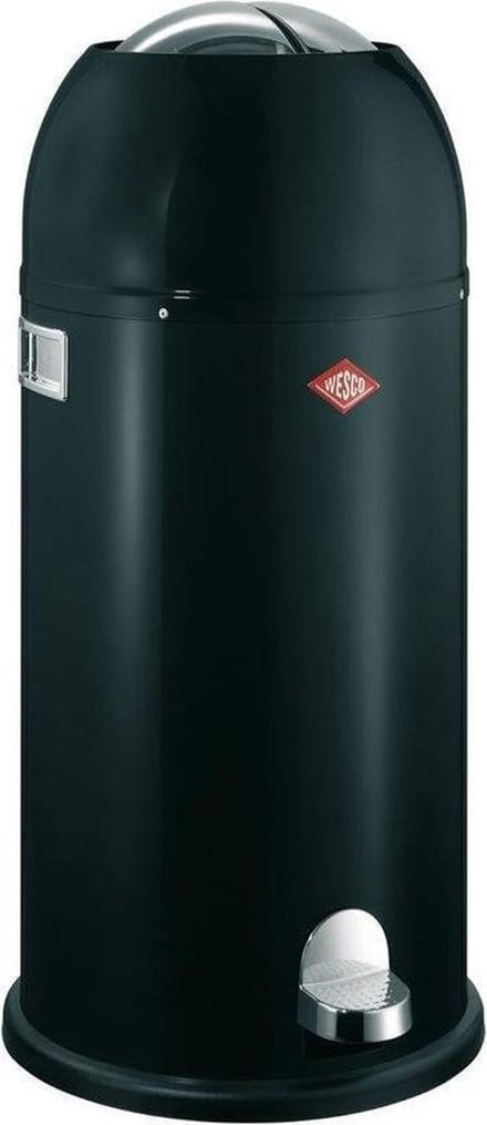 Wesco Kickmaster Pedaalemmer - 40 l - Maxi Zwart