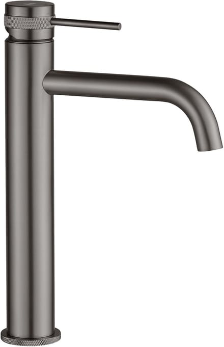 Rea - Lungo Grip High - Wastafelkraan - Grijs - 9,5X5X28Cm