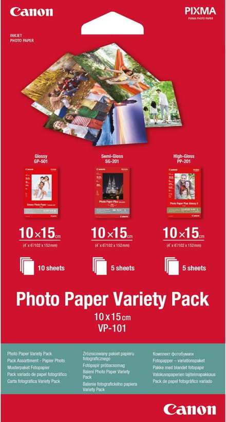 Canon Variety Pack VP101 - 100 x 150 mm  - 15 vellen