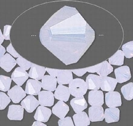 Swarovski Elements, 36 stuks Xilion Bicone kralen (5328), 6mm, violet opal
