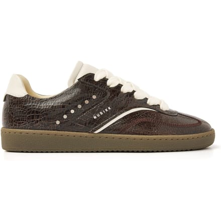 Nubikk Ray Owen Studs Dk Brown Craquele Taglia: 36 | Sneakers Outlet | Donna | Marrone