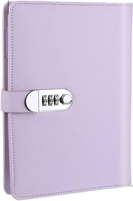 Dagboek met code - Notitieboek slot - Persoonlijke notities - Verbeterde privacy - A5 formaat - Paars