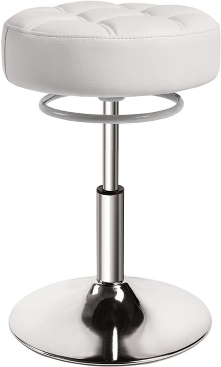 MKSS® Make up Stoel - Kaptafel Kruk - Visagie - Wit