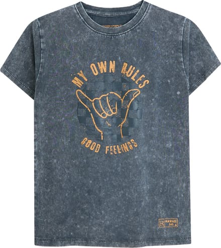 4PRESIDENT T-shirt jongens - Ombre Blue - Maat 98
