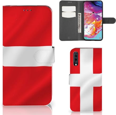 Samsung Galaxy A70 Bookstyle Case Denemarken