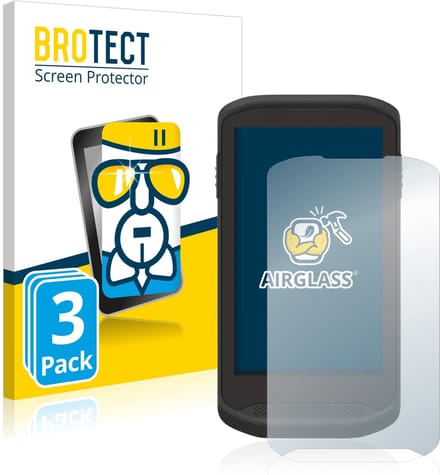 Screenprotector 3 Stuks voor Zebra TC25 / TC20 Touch Beschermglas transparant