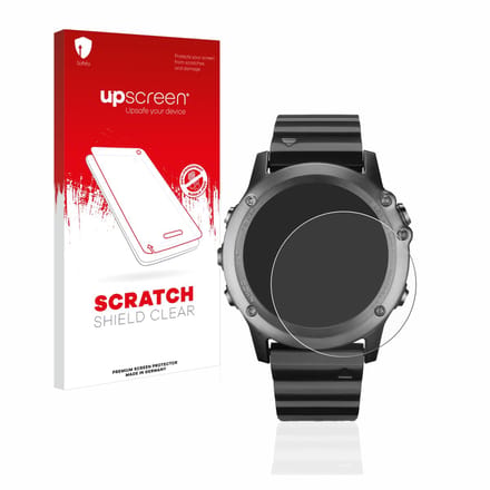 upscreen - Screenprotector voor Garmin fenix 3 / 3 HR - Folie Beschermfolie transparant