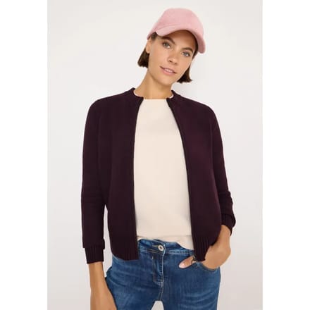 Cosy vest met ritssluiting