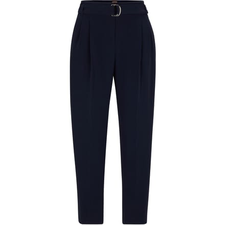 Boss Dames/Dames Tapia Normale Broek met Riem (Blauw)