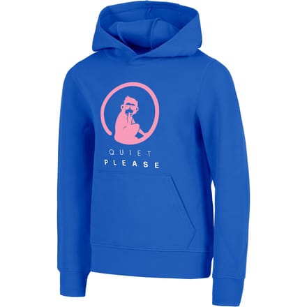 Quiet Please Baseline Logo Sweater met capuchon Meisjes