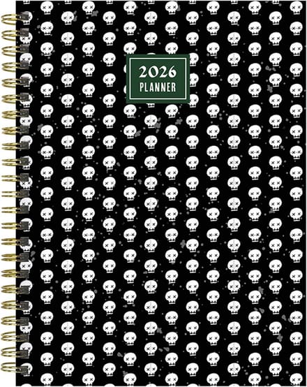 2026 Medium Planner - Week- en Maandoverzicht met Skulls & Spells Thema