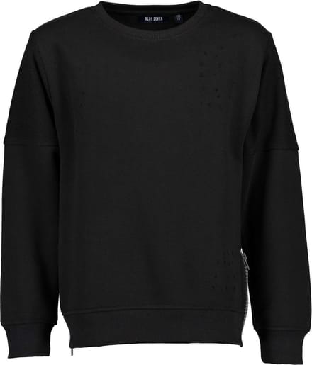 Blue Seven - Jongens sweater - Zwart - Maat 176
