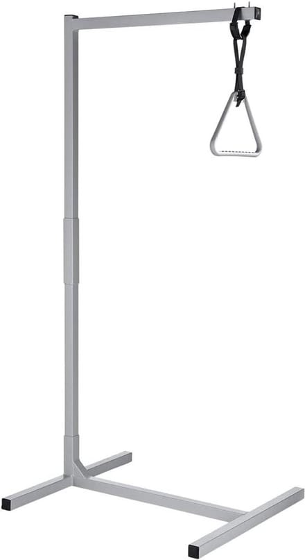 Bedsteun Frame - Hulpbeugel - Ondersteuning in bed - Verstelbaar en demonteerbaar - Max 100 kg - Grijs en zwart