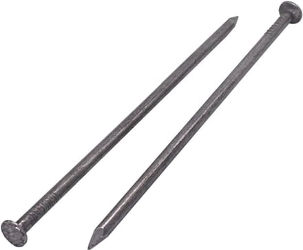 Bouwnagels Koolstofstaal 5.0 x 150 mm - Platte Ronde Kop - 16 Stuks