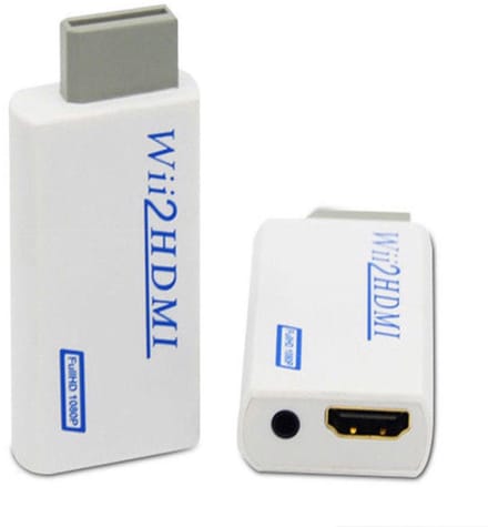 HDMI-adapter Compatibel met Nintendo Wii - Full HD 1080p Black
