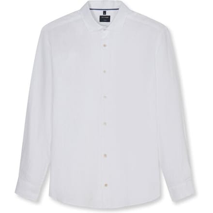 OLYMP Casual Overhemd, Regular Fit, Kent, Wit