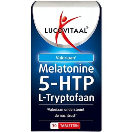 Lucovitaal Melatonine 5 HTP L-Tryptofaan 30 tabletten