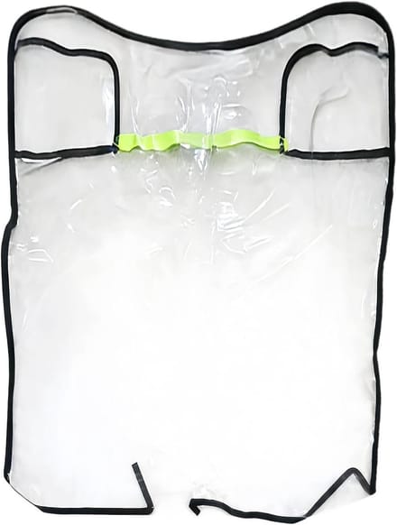 Motorfiets Windscherm - Scooter Voorruit - Winter Ritten - Naadloze Waterproof Constructie - 102x90 cm - Transparant