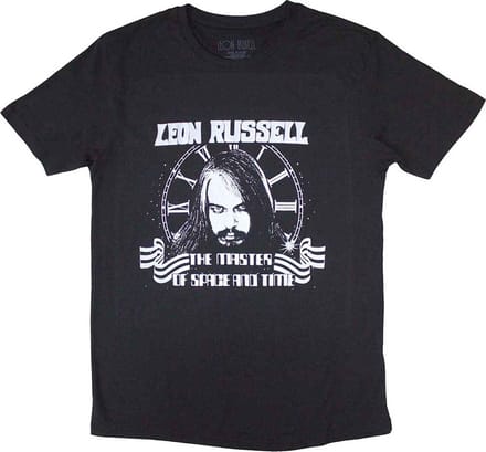 Leon Russel - Space & Time Heren T-shirt - XL - Zwart