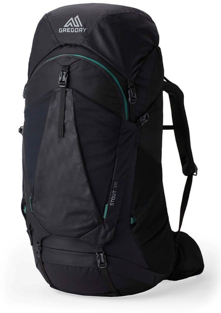 GREGORY trekkingrugzak rugzak Stout 70 EU Backpack Forest Black zwart