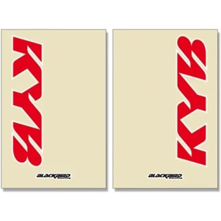 Motorcycle Fork Decor Stickers Blackbird Racing Kayaba