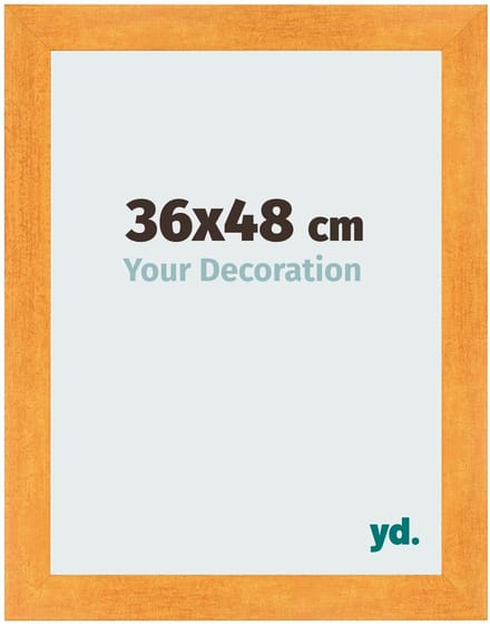 Your Decoration - Fotolijst 36x48 cm - MDF - Oranje - Pisa