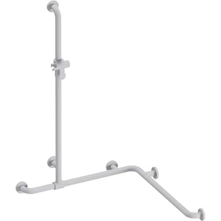 HEWI series 477/801 shower handrail with sliding shower rail 801.35B310 98