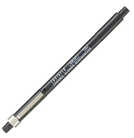 Keramische uitlijnschroevendraaier 0,4 mm x 0,8 mm voor elektrische circuits