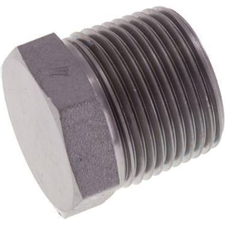 3/4'' NPT Buitendraad Verzinkt Stalen Plug met Buitenzeskant 170 Bar