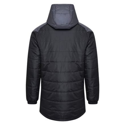 Umbro Gewatteerd herenjack (Zwart/Koolstof)
