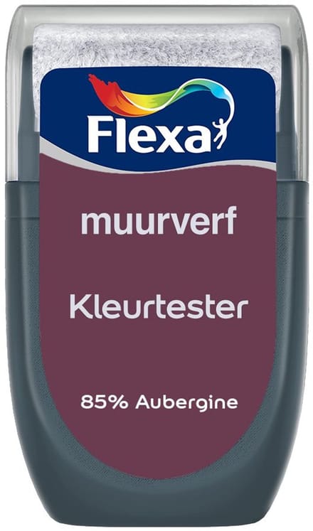 Flexa - Kleurtester Muurverf - 85% Aubergine - Mengverf - 30 Ml