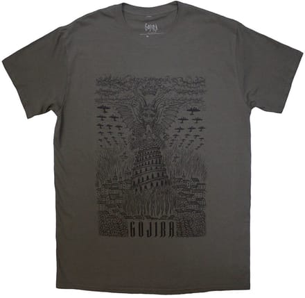 Gojira - Demon Village Heren T-shirt - S - Grijs