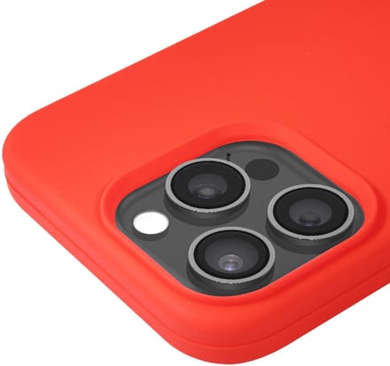 Jaym, Hoesje geschikt voor Apple iPhone 15 Pro Max - Soft Feeling, Rood